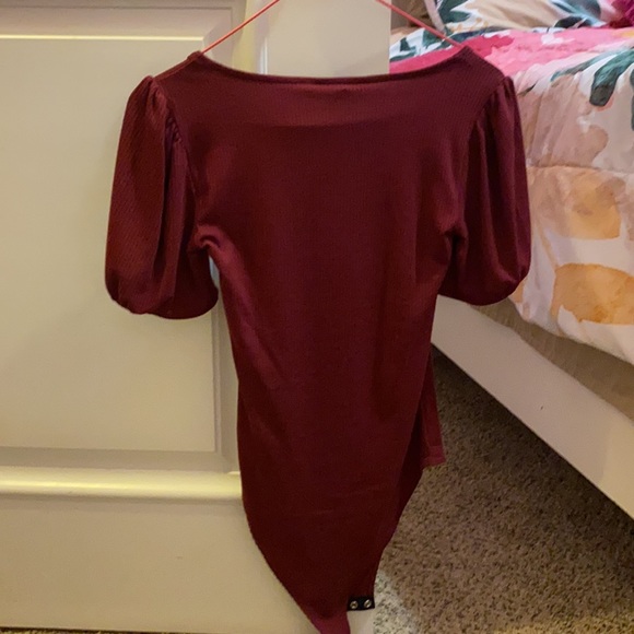 Forever 21 maroon bodysuit - Picture 2 of 2